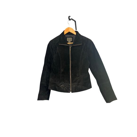 John Paul Richard Black Suede Leather Moto
Jacket M - Y2K Vintage - Picture 1 of 4